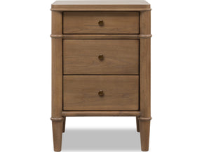 Whitmore Claystone 3-Drawer Nightstand by Modus Furniture at Eve Furniture