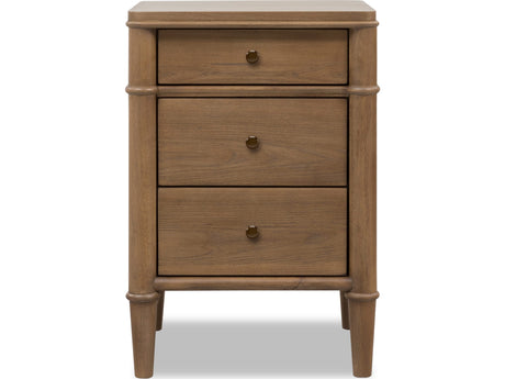 Whitmore Claystone 3-Drawer Nightstand by Modus Furniture at Eve Furniture