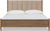 Whitmore Claystone King Upholstered Bed by Modus Furniture at Eve Furniture