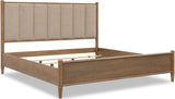Whitmore Claystone King Upholstered Bed by Modus Furniture at Eve Furniture