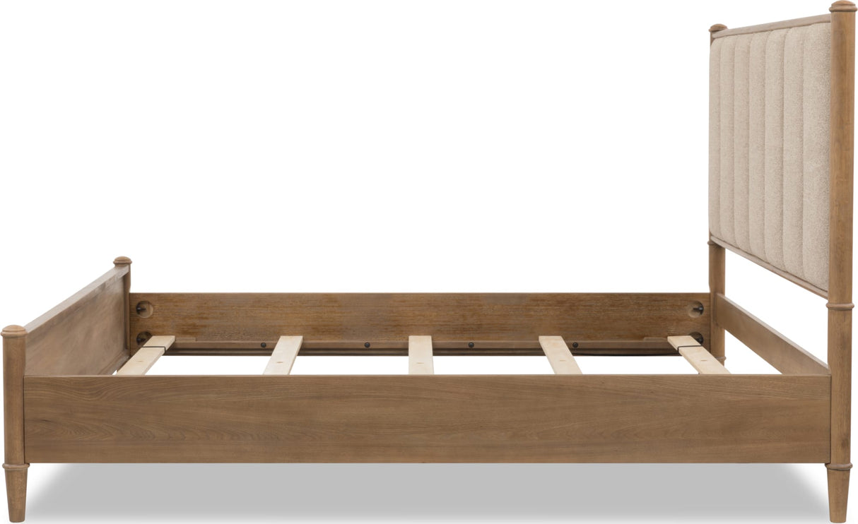 Whitmore Claystone King Upholstered Bed by Modus Furniture at Eve Furniture
