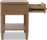 Whitmore Claystone One Drawer Nightstand by Modus Furniture at Eve Furniture