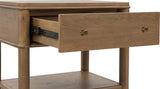 Whitmore Claystone One Drawer Nightstand by Modus Furniture at Eve Furniture