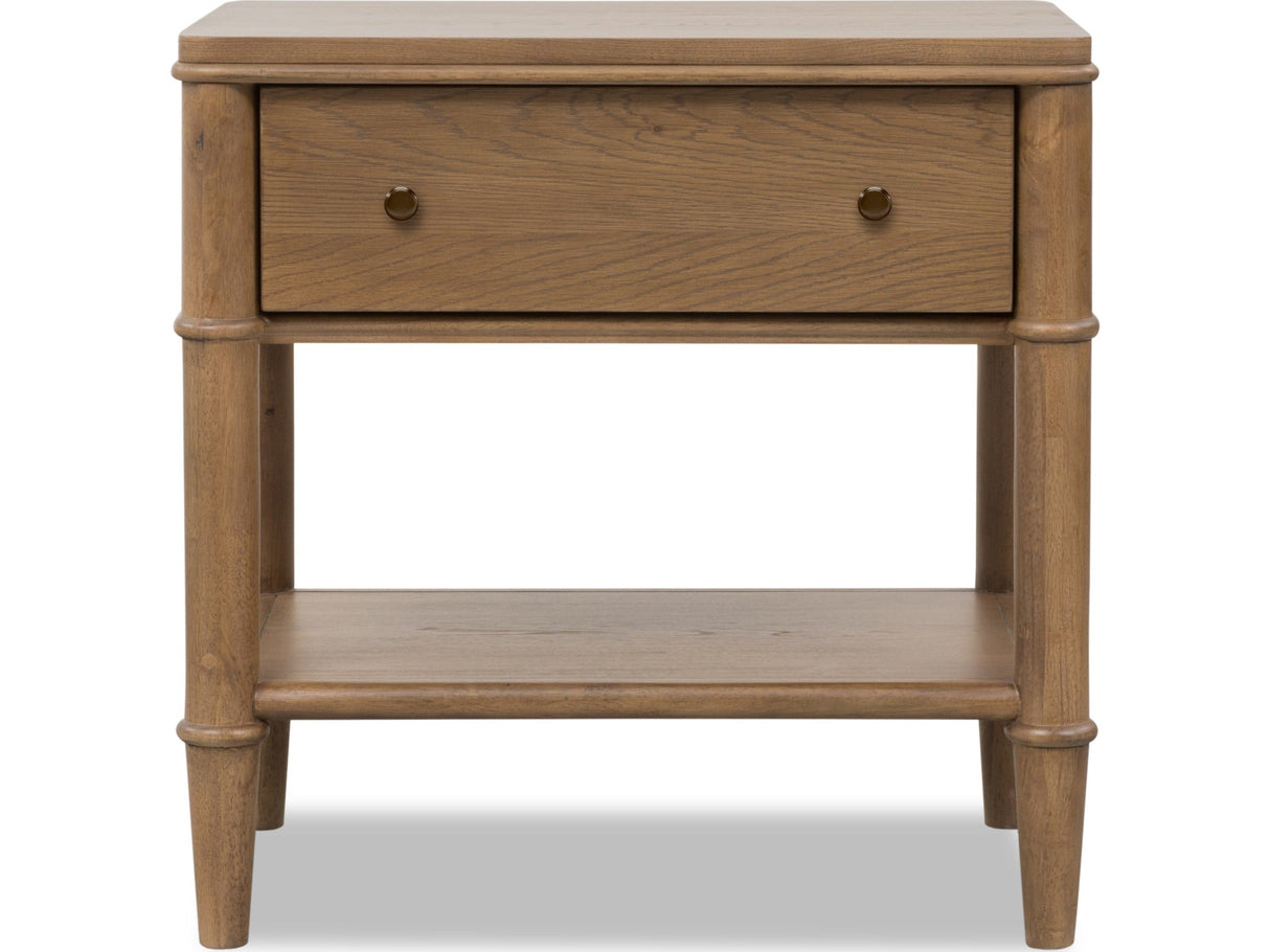 Whitmore Claystone One Drawer Nightstand by Modus Furniture at Eve Furniture