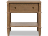 Whitmore Claystone One Drawer Nightstand by Modus Furniture at Eve Furniture