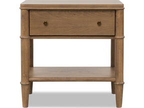 Whitmore Claystone One Drawer Nightstand by Modus Furniture at Eve Furniture