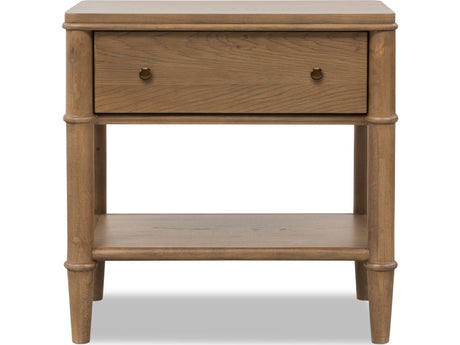 Whitmore Claystone One Drawer Nightstand by Modus Furniture at Eve Furniture