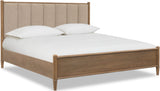 Whitmore Claystone Queen Upholstered Bed by Modus Furniture at Eve Furniture