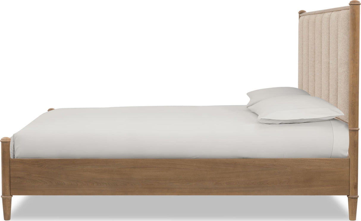 Whitmore Claystone Queen Upholstered Bed by Modus Furniture at Eve Furniture