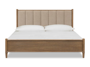 Whitmore Claystone Queen Upholstered Bed by Modus Furniture at Eve Furniture