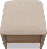 Whitmore Claystone Storage Ottoman by Modus Furniture at Eve Furniture