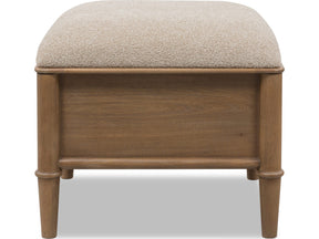 Whitmore Claystone Storage Ottoman by Modus Furniture at Eve Furniture