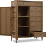 Whitmore Claystone Whitmore Drawer Chest w/ Jewelry Storage by Modus Furniture at Eve Furniture