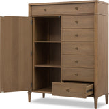 Whitmore Claystone Whitmore Drawer Chest w/ Jewelry Storage by Modus Furniture at Eve Furniture