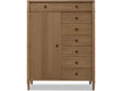Whitmore Claystone Whitmore Drawer Chest w/ Jewelry Storage by Modus Furniture at Eve Furniture