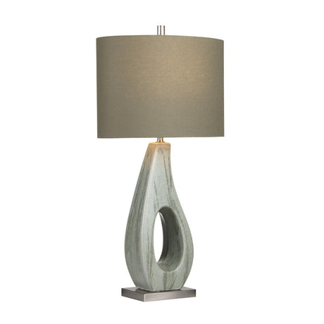 Whitmore Green/Nickel Table Lamp (Set of 2) by Crestview at Eve Furniture