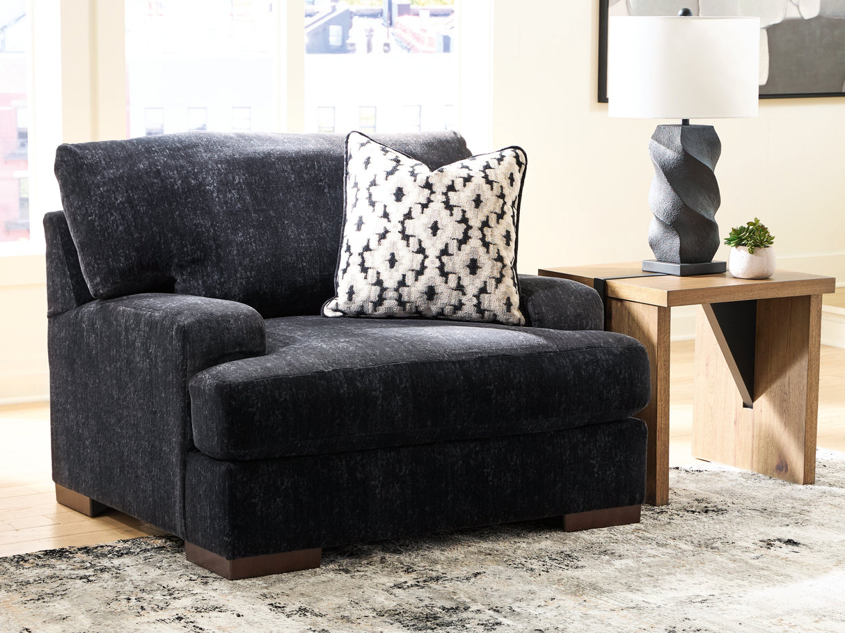 Whitmore Manor Black Pearl Living Room Set by Ashley at Eve Furniture