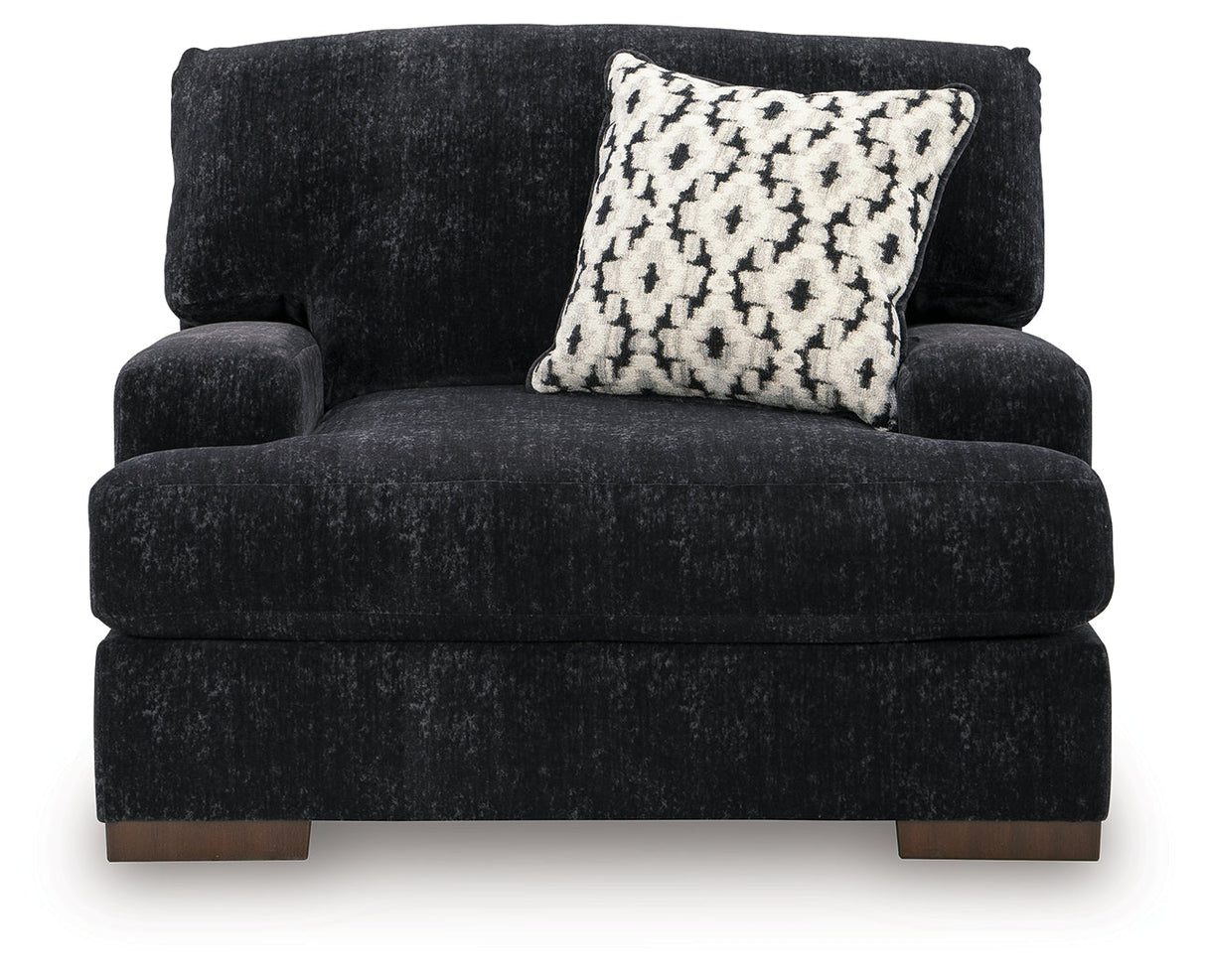 Whitmore Manor Black Pearl Living Room Set by Ashley at Eve Furniture