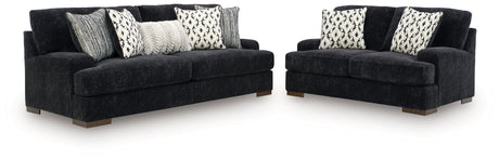 Whitmore Manor Black Pearl Living Room Set by Ashley at Eve Furniture
