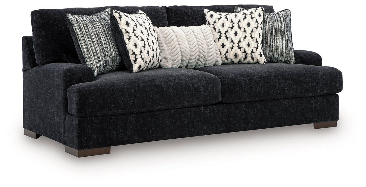 Whitmore Manor Black Pearl Living Room Set by Ashley at Eve Furniture