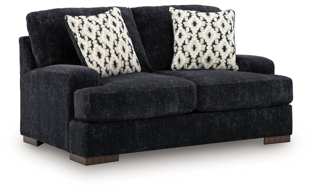 Whitmore Manor Black Pearl Living Room Set by Ashley at Eve Furniture