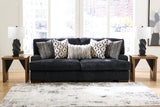 Whitmore Manor Black Pearl Sofa and Loveseat by Ashley at Eve Furniture