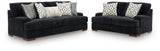 Whitmore Manor Black Pearl Sofa and Loveseat by Ashley at Eve Furniture