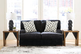 Whitmore Manor Black Pearl Sofa and Loveseat by Ashley at Eve Furniture