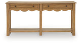 Whitmund Light Brown Console Sofa Table by Ashley at Eve Furniture