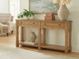 Whitmund Light Brown Console Sofa Table by Ashley at Eve Furniture
