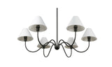 Whitney Chandelier Blackened Bronze by Moe's Home at Eve Furniture