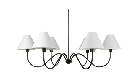 Whitney Chandelier Blackened Bronze by Moe's Home at Eve Furniture