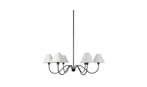 Whitney Chandelier Blackened Bronze by Moe's Home at Eve Furniture