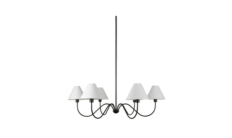 Whitney Chandelier Blackened Bronze by Moe's Home at Eve Furniture