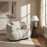 Whitney Pebble Channel Tufted Boucle Upholstered Living Room Set by Coaster at Eve Furniture