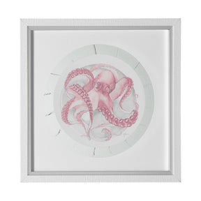 Who Stole My Precious II Pink by Fiona H Hand Embellished Textured Framed Print Matted under Glass by Mercana at Eve Furniture