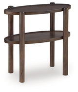 Wiattbury Gray Brown Accent Table by Ashley at Eve Furniture