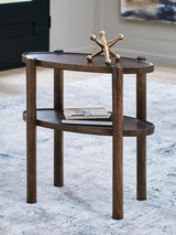 Wiattbury Gray Brown Accent Table by Ashley at Eve Furniture