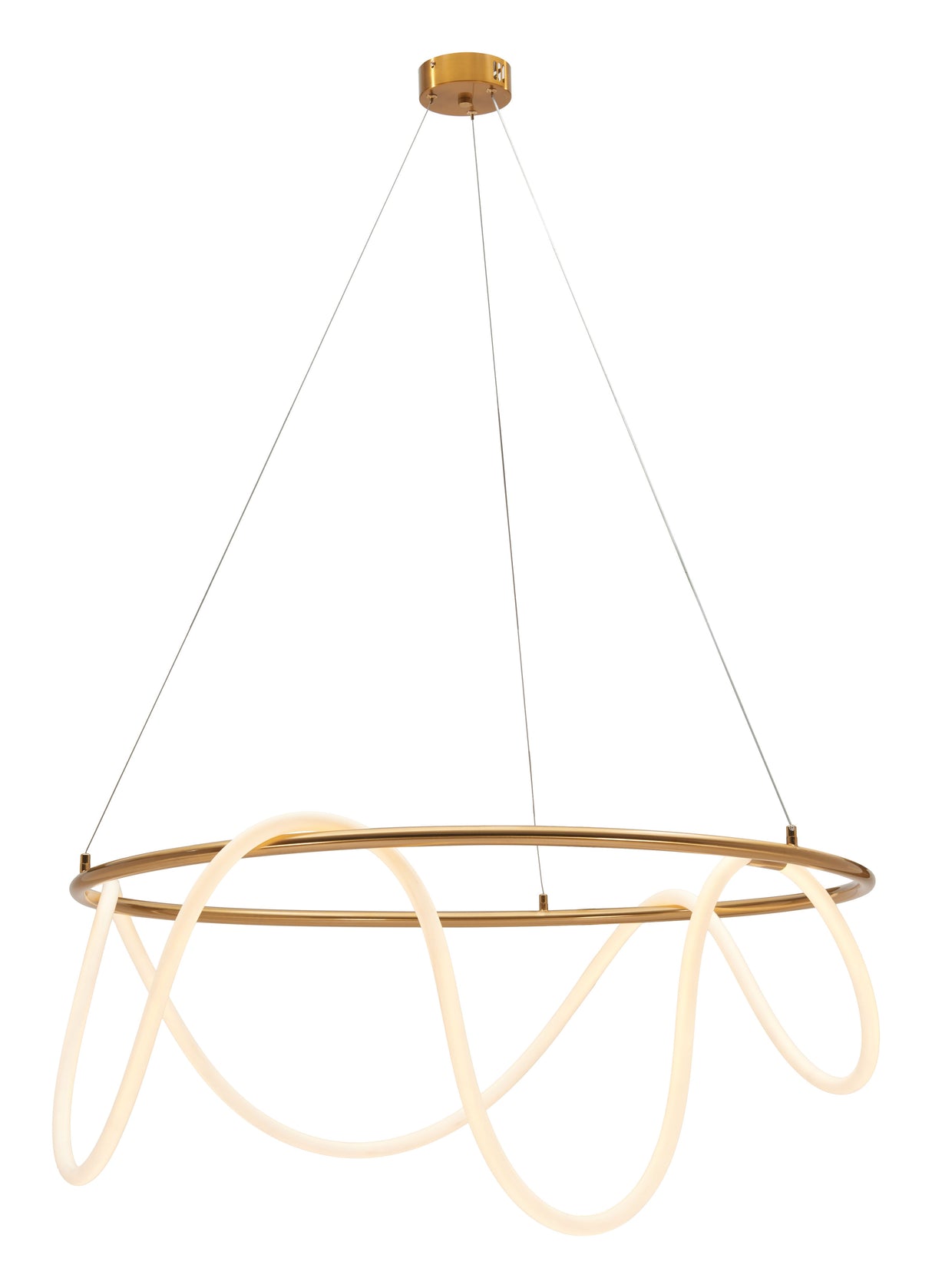 Wiber Brass Ceiling Lamp by Zuomod at Eve Furniture