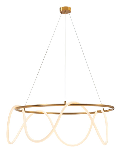 Wiber Brass Ceiling Lamp by Zuomod at Eve Furniture