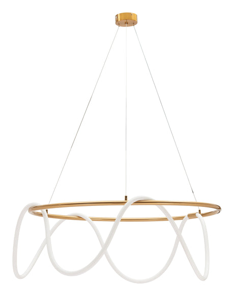 Wiber Brass Ceiling Lamp by Zuomod at Eve Furniture