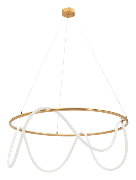 Wiber Brass Ceiling Lamp by Zuomod at Eve Furniture