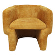 Wichita Gold Chenille Lounge Chair by Ashcroft Furniture at Eve Furniture