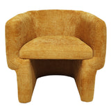 Wichita Gold Chenille Lounge Chair by Ashcroft Furniture at Eve Furniture