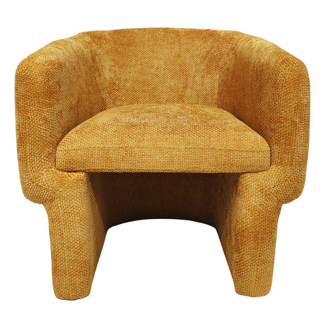 Wichita Gold Chenille Lounge Chair by Ashcroft Furniture at Eve Furniture