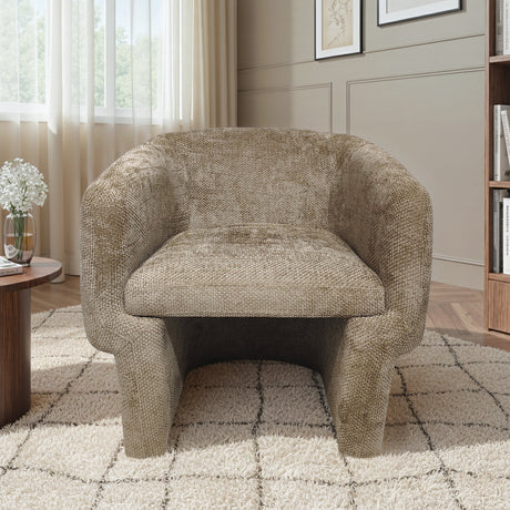 Wichita Light Brown Chenille Lounge Chair by Ashcroft Furniture at Eve Furniture