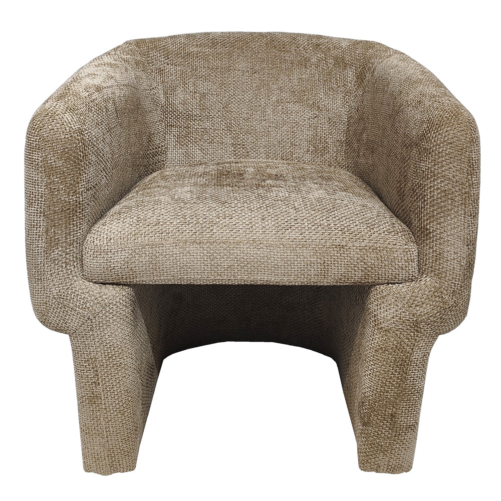 Wichita Light Brown Chenille Lounge Chair by Ashcroft Furniture at Eve Furniture