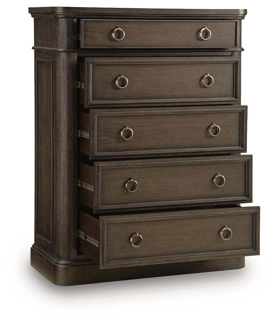 Wickenger Dark Brown Chest of Drawers by Ashley at Eve Furniture