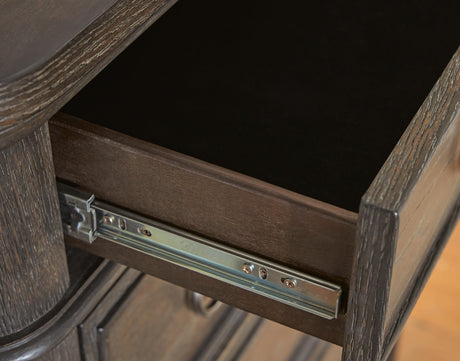 Wickenger Dark Brown Chest of Drawers by Ashley at Eve Furniture