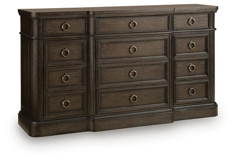 Wickenger Dark Brown Dresser by Ashley at Eve Furniture